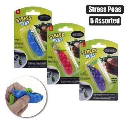 Novelty sensory press peas