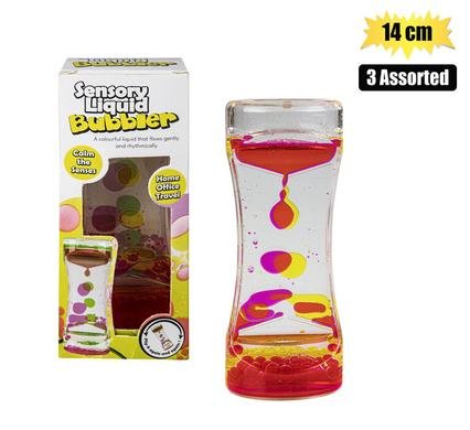 565-000114 Novelty sensory liquid bubbler 14cm