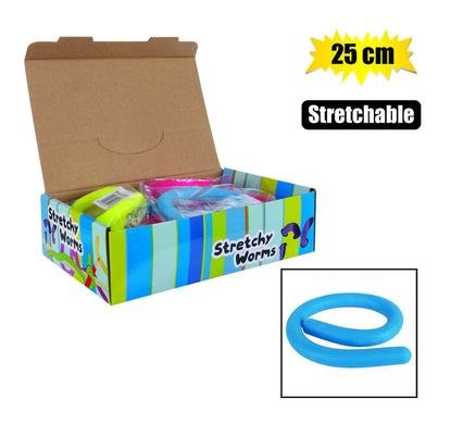 Novelty stretch worm 25cm