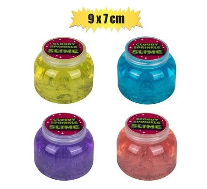 Novelty slime cloud/sprinkles 9x7cm