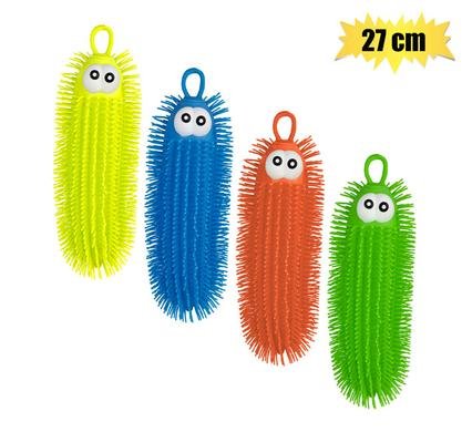 565-000302 Novelty prickly puffer worm bright 27cm