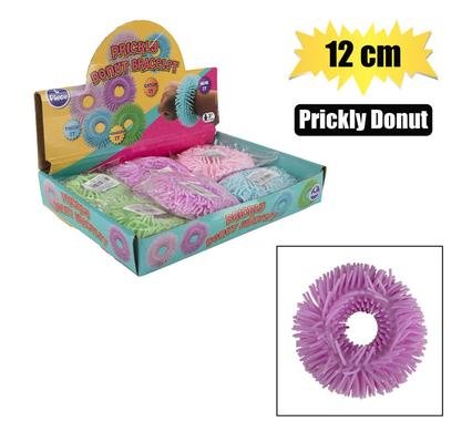 565-000354 Novelty prickly donut 12cm asstd