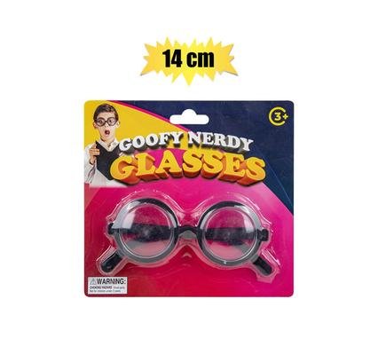 565-000802 Novelty glasses nerd eye 14cm