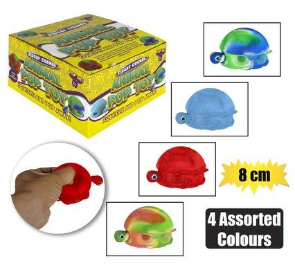 565-001016 Novelty sensory bubble animal 8cm asstd