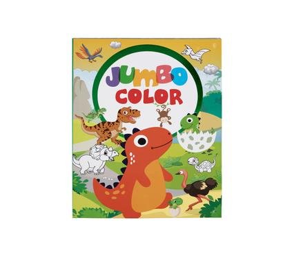 Book colouring jumbo dinosaurs