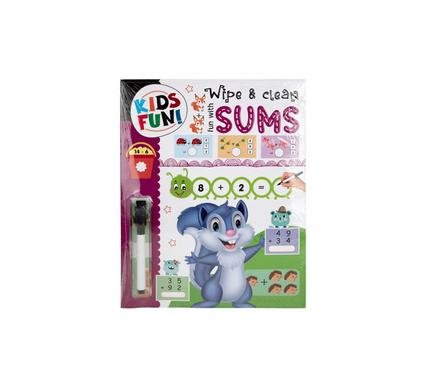 568-000515 Book educational wipe clean sums