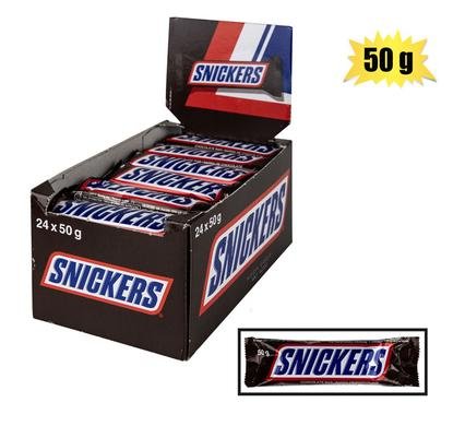 Sweet choc mw snickers 50g