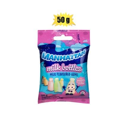 Sweet gummy mh mini milk bottles 50g(th)
