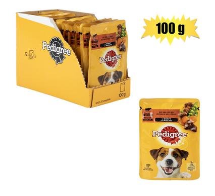 Pedigree beef liver chunks in gravy 100g