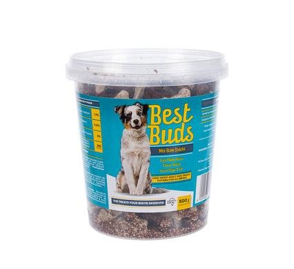 Best buds dog treat mini bones mix 500g