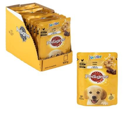 Pedigree puppy chick chunk in jelly 100g